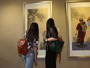 桑皮紙上的中國畫 展現新疆藝術魅力