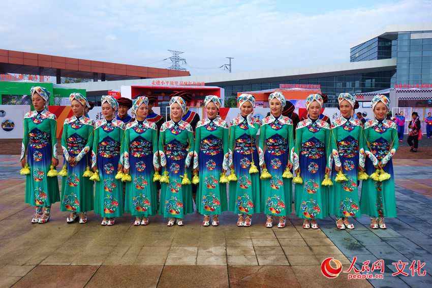 第七屆中國成都國際非物質文化遺產開幕式期間，舞蹈演員