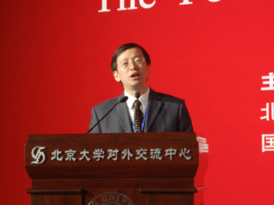 北京大学文化产业研究院副院长陈少峰。(人民网记者朱月怡摄)